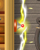 Rectangular screenshot of an electric current from New Super Mario Bros. Wii.