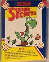 Yoshi's Nintendo Super Secrets card.