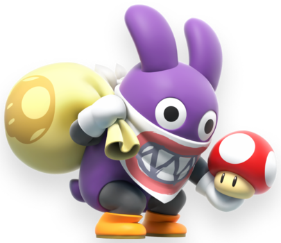 Artwork of Nabbit for Super Mario Bros. Wonder