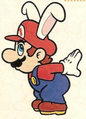 Side view of Bunny Mario