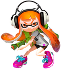 Inkling's Spirit sprite from Super Smash Bros. Ultimate
