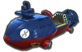 The icon for the Steel Driver in Mario Kart 8