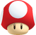 Artwork of a Super Mushroom for New Super Mario Bros. 2