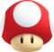 Artwork of a Super Mushroom for New Super Mario Bros. 2