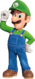 Luigi artwork for The Super Mario Bros. Movie