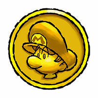 A Baby Mario Coin