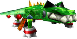 The Kremling craft in Donkey Kong 64