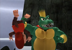 King K. Rool singing The Diddy Drop Rap from the Donkey Kong Country TV series episode "Follow That Coconut".