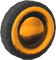 The Ring7_BlackGold tires from Mario Kart Tour