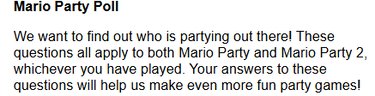 Mario Party Poll - Super Mario Wiki, the Mario encyclopedia