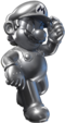 An alternate version of Metal Mario's artwork, from Mario Kart 7.