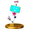 Monita trophy from Super Smash Bros. for Wii U