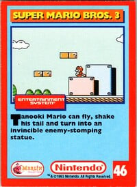One of the Nintendo Collector Cards