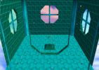 Screenshot of The Secret Aquarium from Super Mario 64.