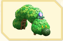 Menu icon of the Diamond Bloom (Wiggler Topiary) decoration in Super Mario Bros. Wonder – Nintendo Switch 2 Edition + Meetup in Bellabel Park.