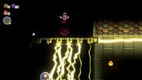 The second 10-flower coin in the level High-Voltage Gauntlet in Super Mario Bros. Wonder