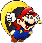 Artwork of Caped Mario