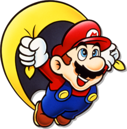 Artwork of Caped Mario