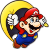 Artwork of Caped Mario