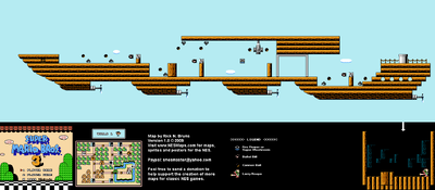 Super Mario Bros. 3 World 1-A Map