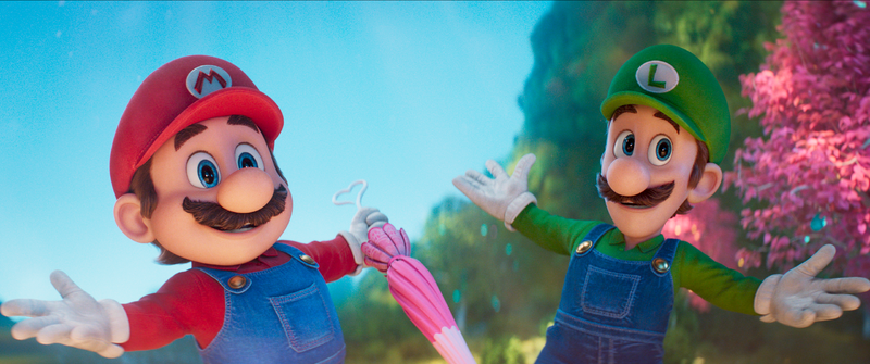 File:TSMGM Mario and Luigi cheering.png