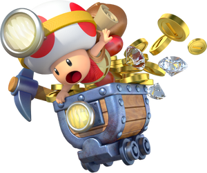 Artwork from Captain Toad: Treasure Tracker.
