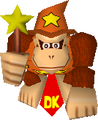 Donkey Kong dressed as a wizard