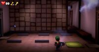 The Yoga Room in the Fitness Center in Luigi's Mansion 3