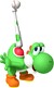 Artwork of Yoshi from Mario Super Sluggers