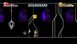 Third ? Block in Castle Bleck Interior of Super Paper Mario.