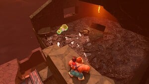 Screenshot of a Glitzoid from Donkey Kong Bananza