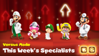 Fourth week's specialists