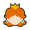 Sprite of Daisy's stock icon from Super Smash Bros. Ultimate