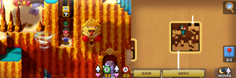 Block 26 in Hoohoo Mountain of Mario & Luigi: Superstar Saga + Bowser's Minions.