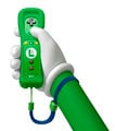 Luigi-themed Wii Remote