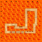 <small>GBA</small> Bowser Castle 1 bottom screen map