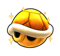 Gold Shell from Mario Kart Arcade GP DX.