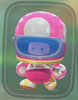 An outfit with a racing helmet with a visor