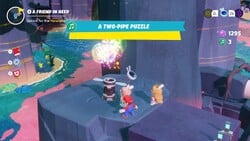The A Two-Pipe Puzzle side Quest in Mario + Rabbids Sparks of Hope