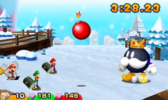 King Bob-omb battle (Mario & Luigi: Paper Jam).