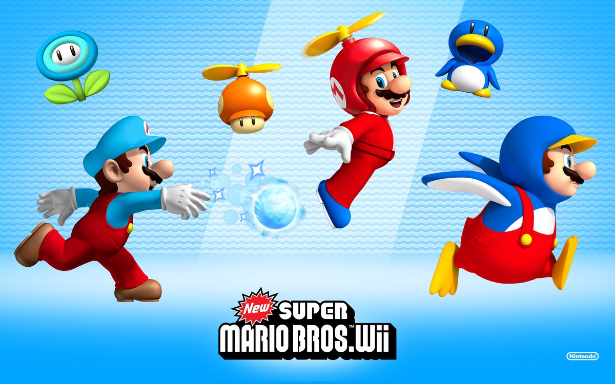 File:NSMBW NA Wallpaper 5 1920x1200.jpg - Super Mario Wiki, the Mario ...