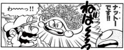 Mario attacked by a Nattō