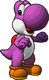 Sprite of Purple Yoshi's team image, from Puzzle & Dragons: Super Mario Bros. Edition.