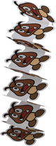 Accordion Goombas from Paper Mario: Color Splash.