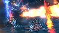 Mario avoiding Fury Bowser's fury blast