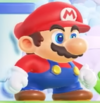 A screen shot of Small Mario from the Super Mario Bros. Wonder Announcement Trailer