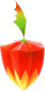 Artwork of a Dash Pepper from Super Mario Galaxy 2.