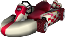 The model for Large Female Mii's Standard Kart L from Mario Kart Wii