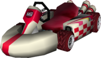 The model for Large Female Mii's Standard Kart L from Mario Kart Wii