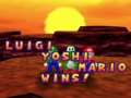 The ending to Tug o' War if the team wins in Mario Party